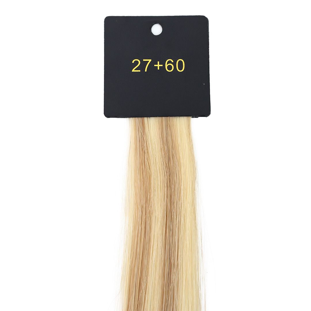 human weft hair extensions | #27+60 – Honey Blonde & Platinum Blonde Blend
