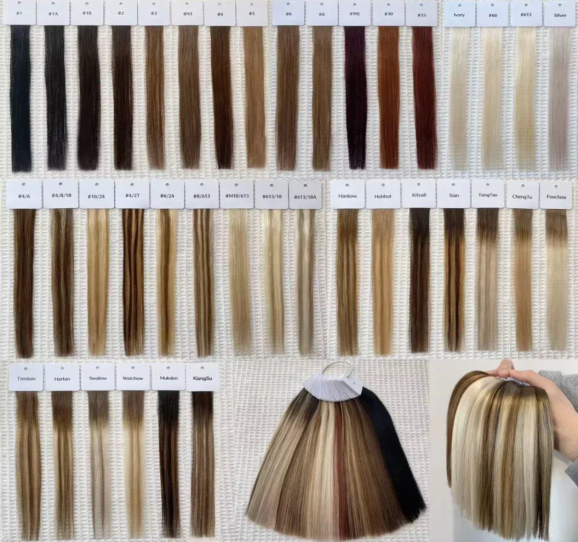 Fishnet Hair Topper | White Collection | Natural Volume - Dorin Wigs- Hair Extensions & Toppers
