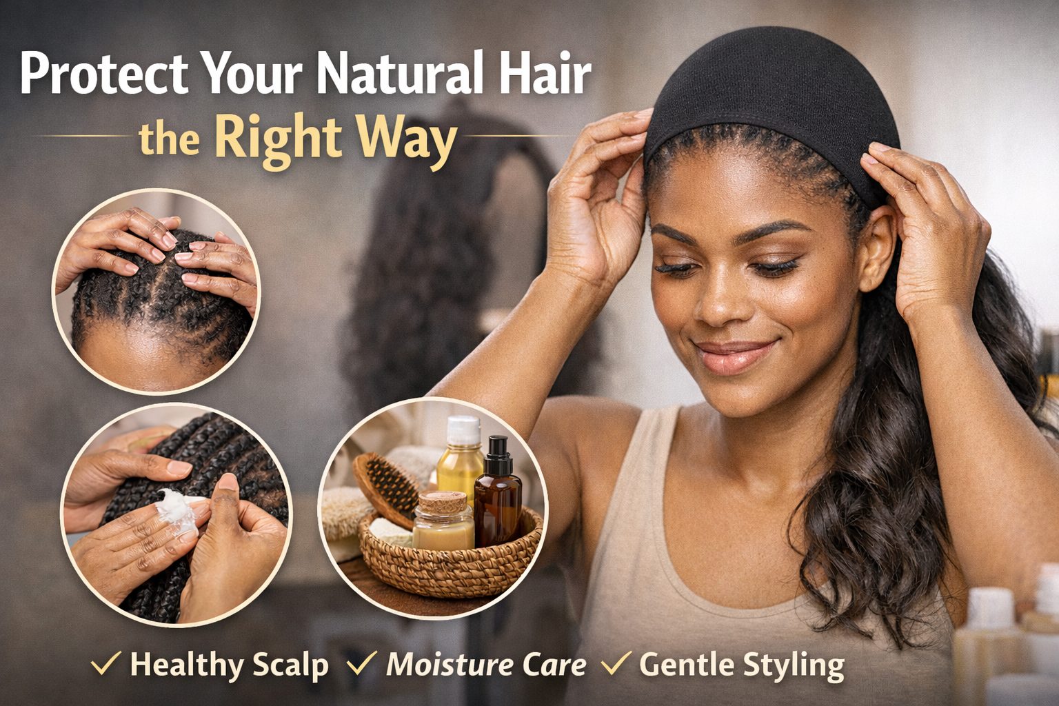 How to Take Care of Your Hair Under a Wig