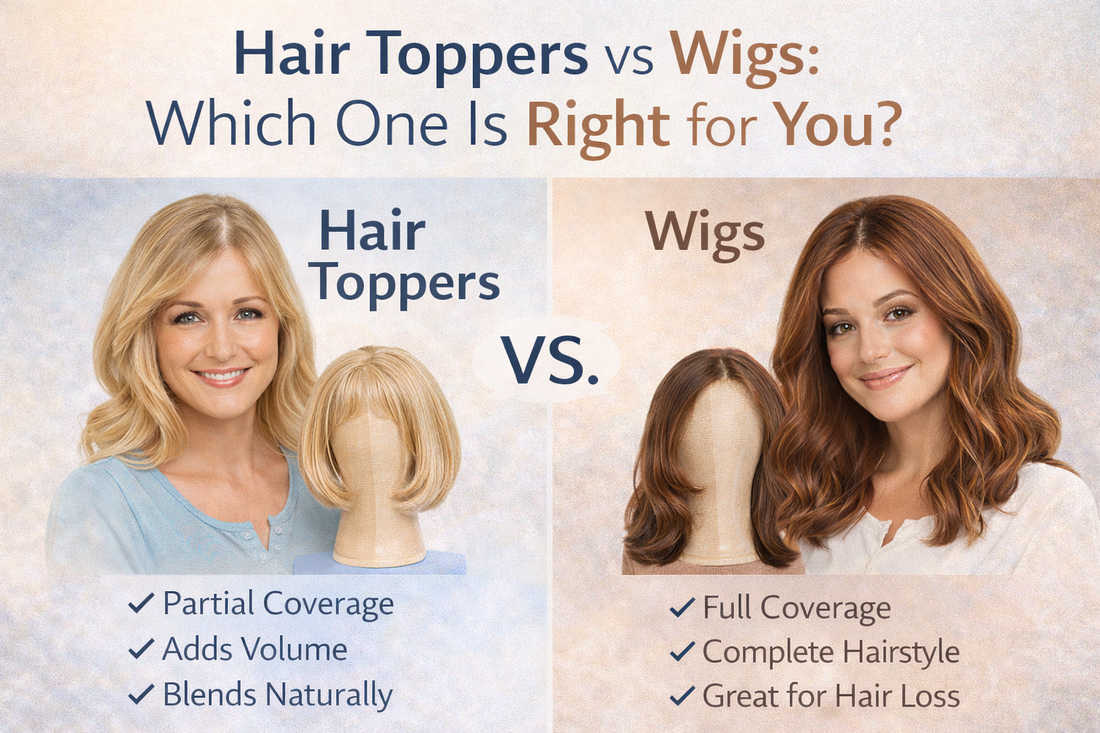 Hair Toppers vs Wigs
