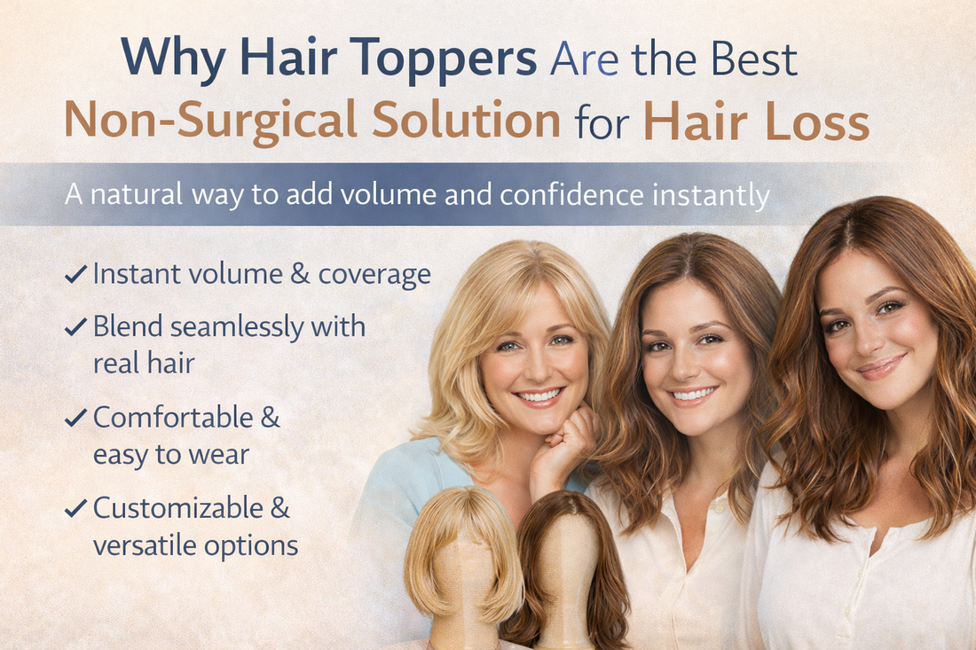 hair toppers are the best non-surgical solution for hair loss