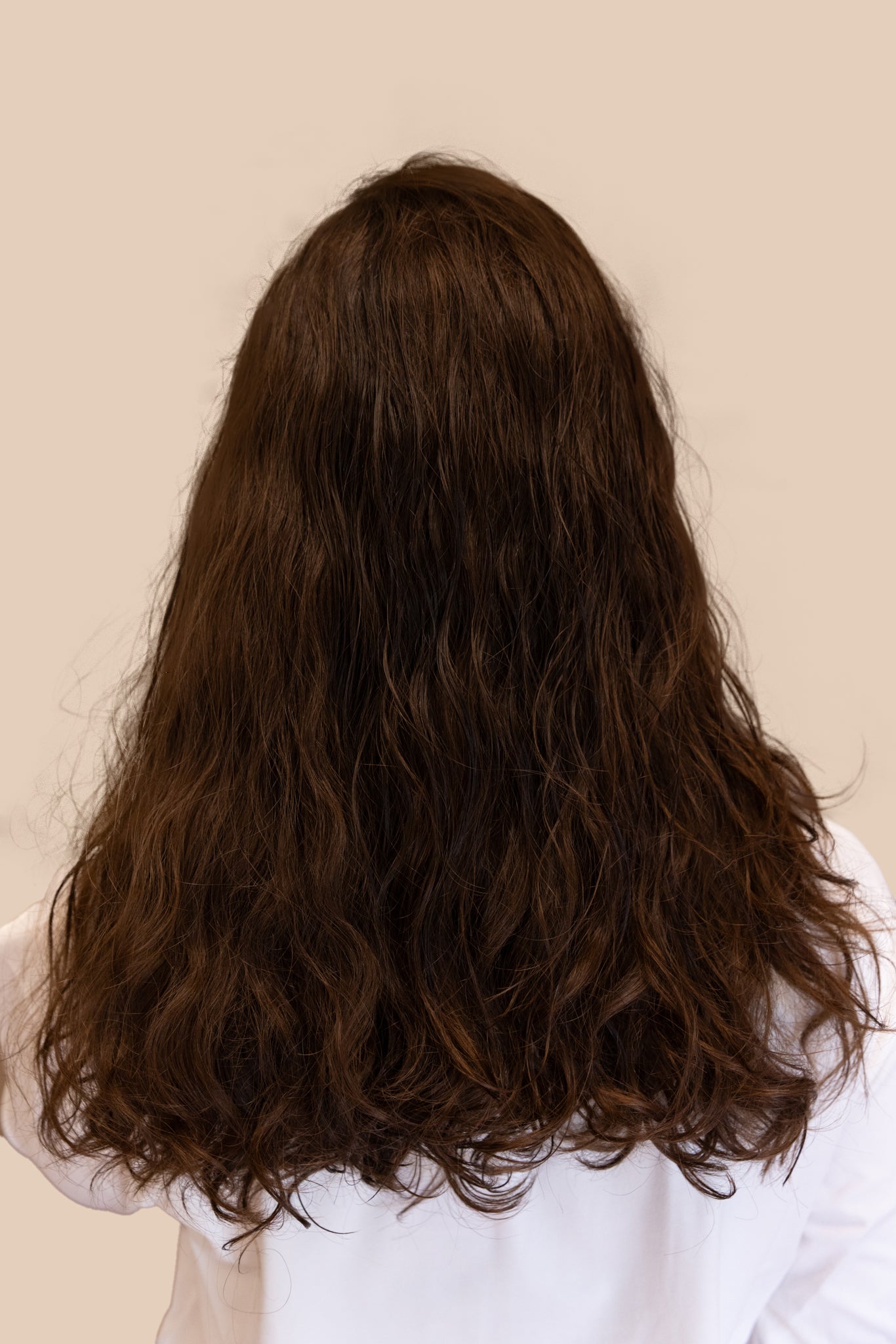 Flowing Mocha Waves | LACE TOP