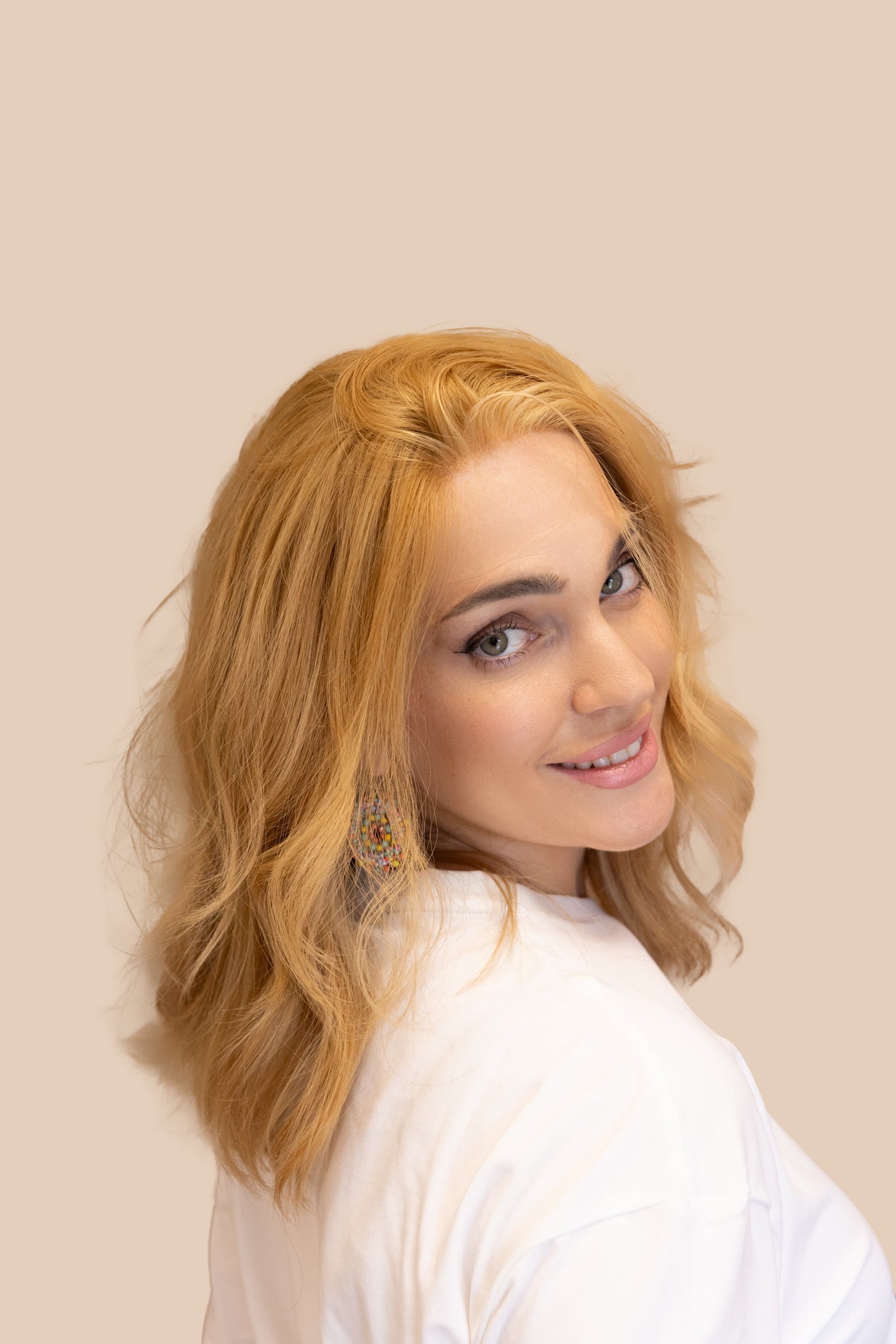 Golden Breeze Waves Wig | LACE TOP