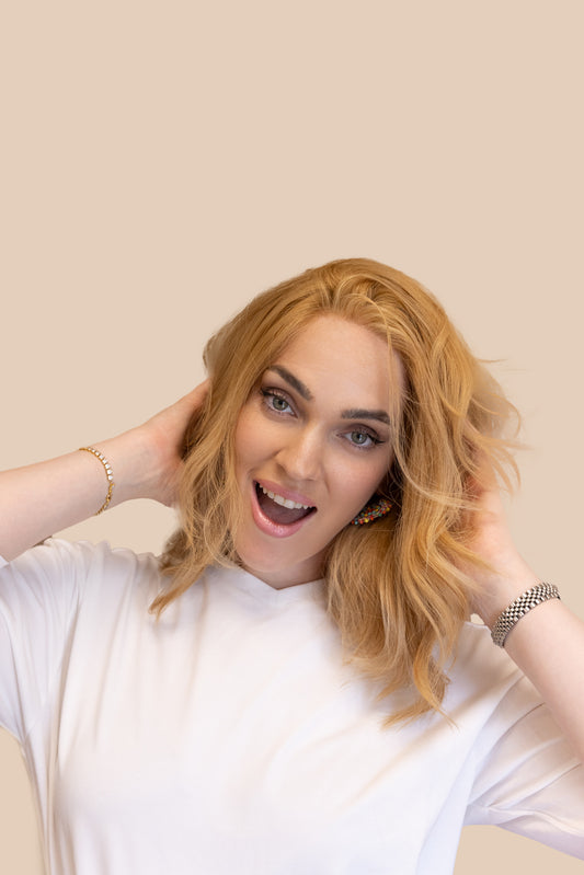 Golden Breeze Waves Wig | LACE TOP