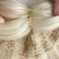 Fishnet Hair Topper | White Collection | Natural Volume — 100% Human Hair | Dorin Wigs, Fort Lauderdale