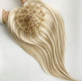 Fishnet Hair Topper | White Collection | Natural Volume — 100% Human Hair | Dorin Wigs, Fort Lauderdale