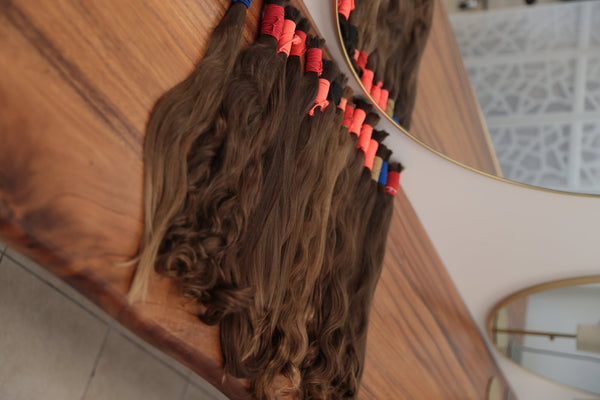 Raw European hair bundle photographed at the Dorin Wigs studio (10)