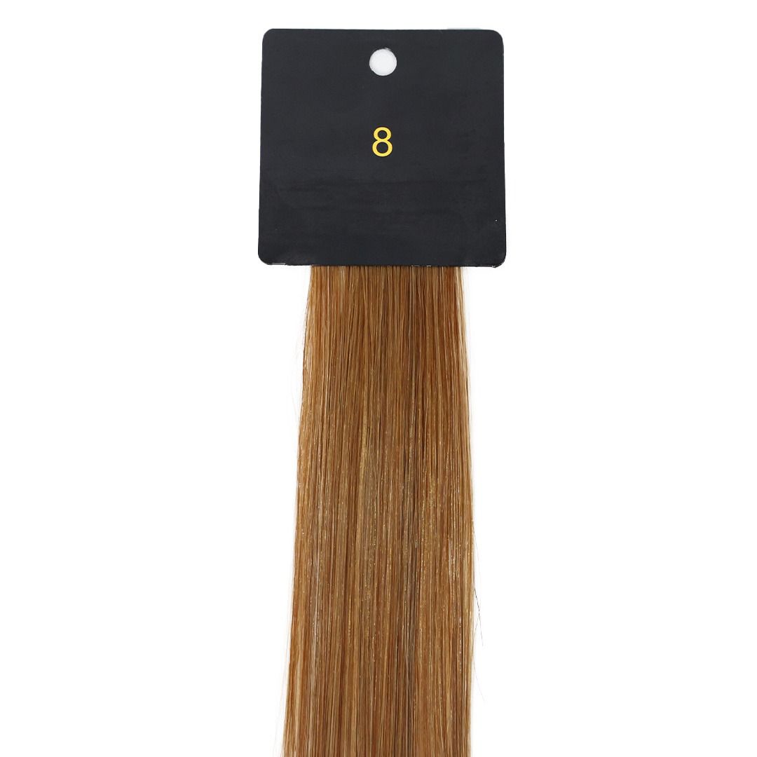 human weft hair extensions | #8 – Light Brown